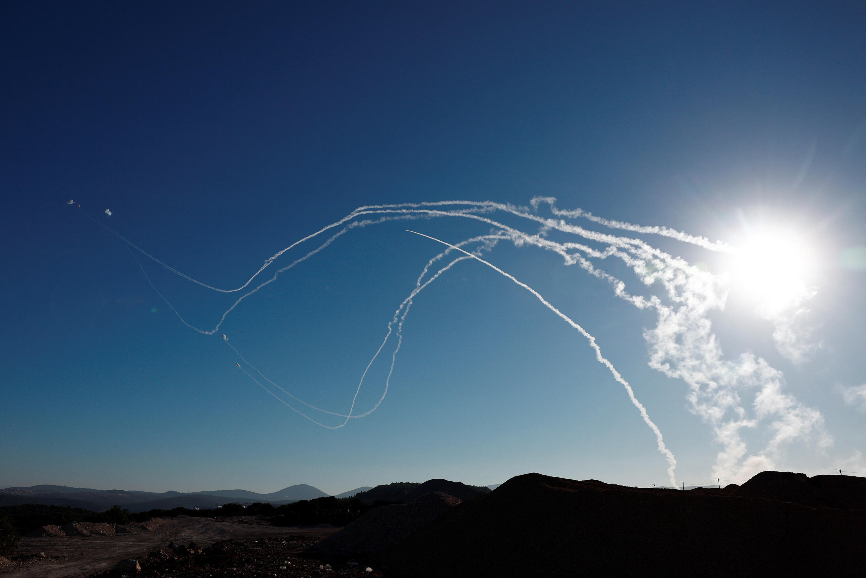 יירוטים ב צפון 21.10.24, צילום: REUTERS/Gonzalo Fuentes