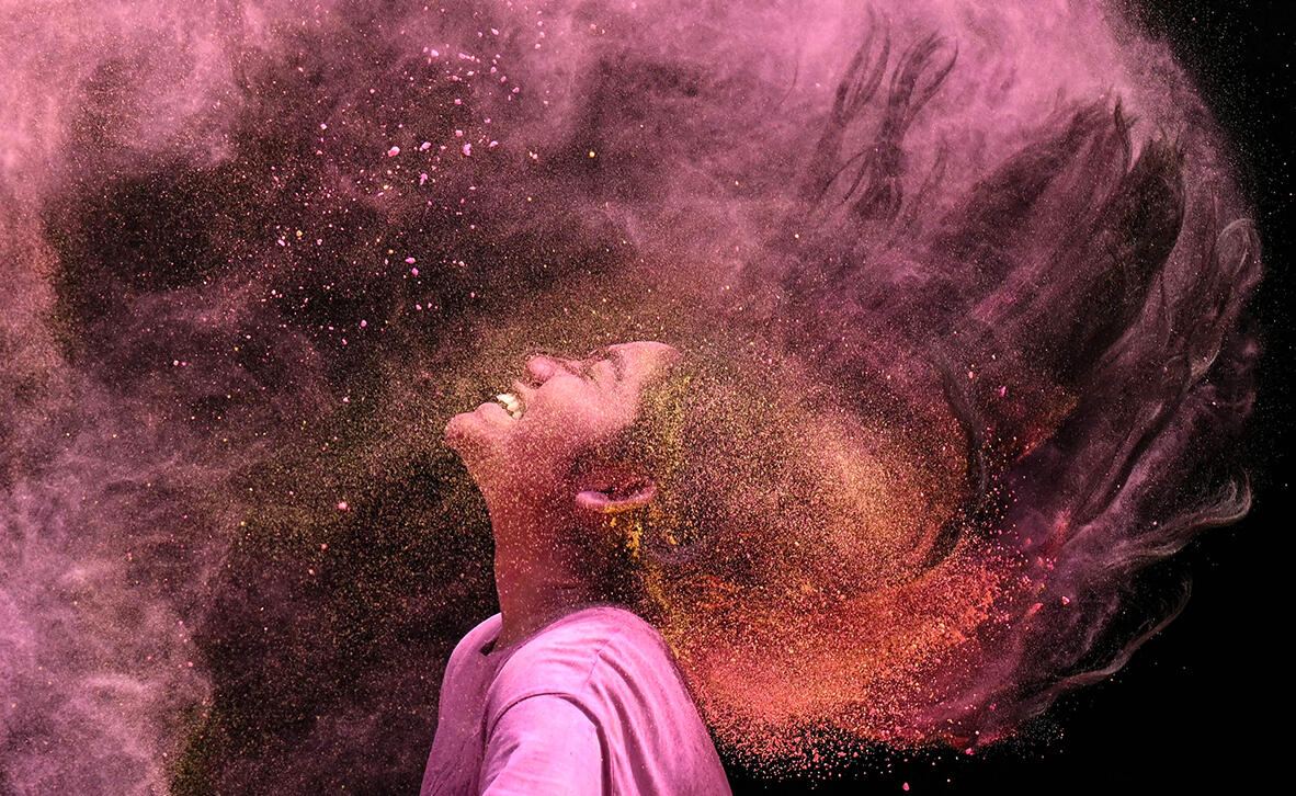 קצת אסקפיזם מהודו: תמונות צבעוניות מפסטיבל הולי